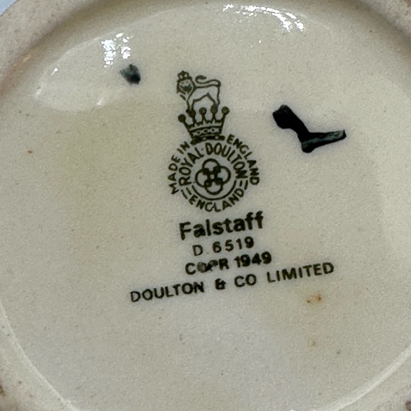 Royal Doulton Falstaff Character Toby Jug Small Size - Picture 5 of 15